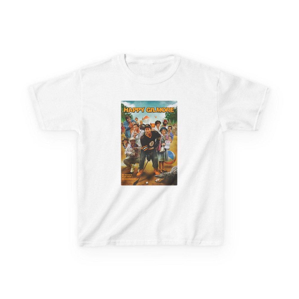 Happy Gilmore Funny Golf Movie T Shirt White